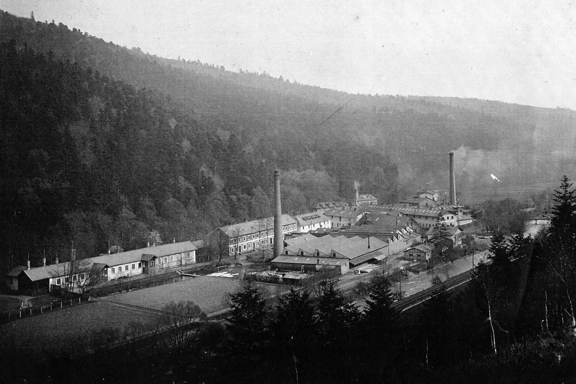 Továrna Moravia v Hlubočkách – Hřebíkové před r. 1899