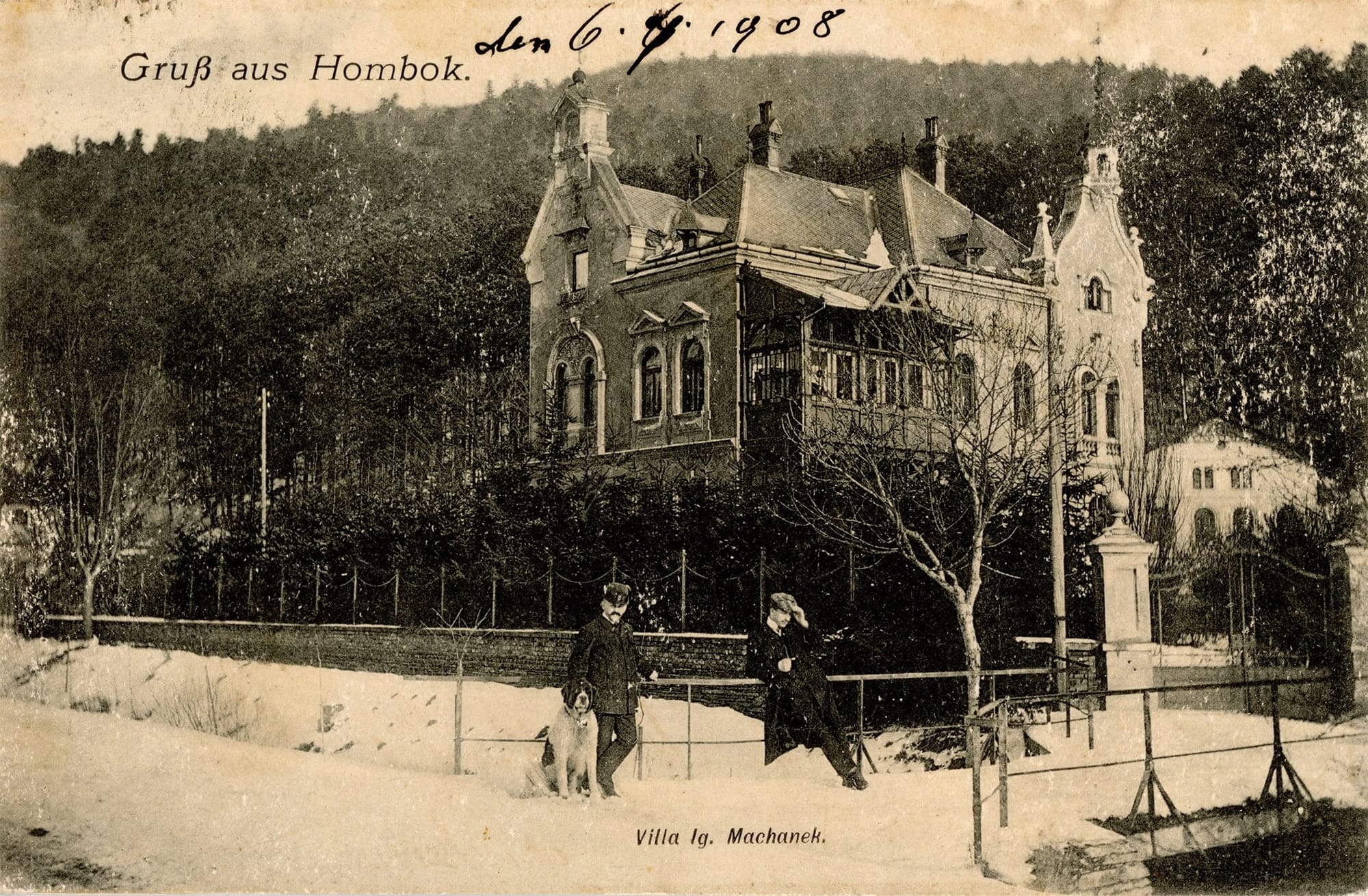 Vila Ignáce Machanka (současná mateřská školka) v Hřebíkové